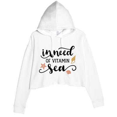 In Need Of Vitamin Sea Crop Fleece Hoodie