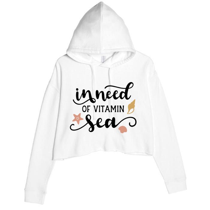 In Need Of Vitamin Sea Crop Fleece Hoodie