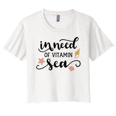 In Need Of Vitamin Sea Women's Crop Top Tee