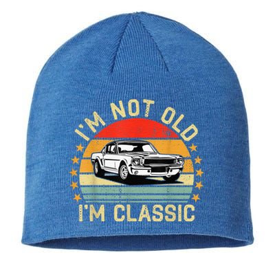 I'm Not Old I'm Classic Funny Car Graphic Vintage Sustainable Beanie