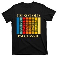 I'm Not Old I'm Classic 80s 90s Stereo Graphic Retro Vintage T-Shirt