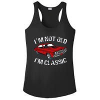 I'm Not Old I'm Classic Funny Car Graphic Gifts For Dad Ladies PosiCharge Competitor Racerback Tank