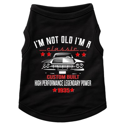 Im Not Old Im A Classic Custom Built 1935 90th Birthday Doggie Tank