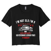 Im Not Old Im A Classic Custom Built 1935 90th Birthday Women's Crop Top Tee