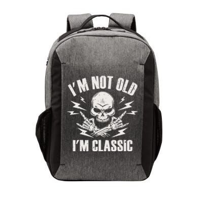 I'm Not Old I'm Classic Funny Rock On Skull for & Wo Vector Backpack