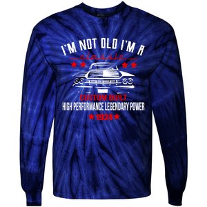 IM Not Old IM A Classic Custom Built 1924 100th Birthday Tie-Dye Long Sleeve Shirt