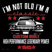 Im Not Old Im A Classic Custom Built 1945 80th Birthday Sustainable Bucket Hat