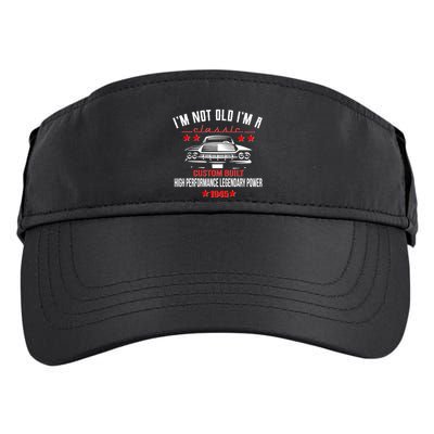 Im Not Old Im A Classic Custom Built 1945 80th Birthday Adult Drive Performance Visor