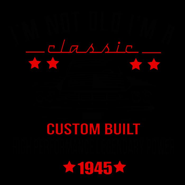 Im Not Old Im A Classic Custom Built 1945 80th Birthday 16oz Travel Tumbler