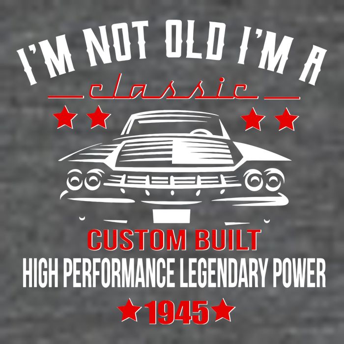 Im Not Old Im A Classic Custom Built 1945 80th Birthday Mousepad