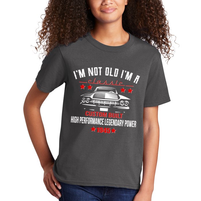 Im Not Old Im A Classic Custom Built 1945 80th Birthday Kids T-Shirt