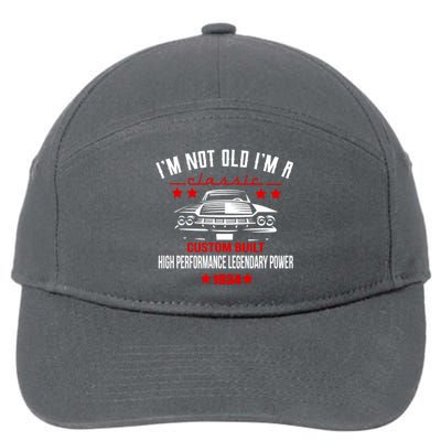 Im Not Old Im A Classic Custom Built 1934 90th Birthday 7-Panel Snapback Hat