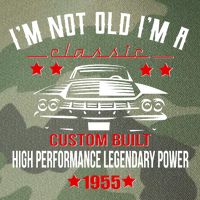 Im Not Old Im A Classic Custom Built 1955 70th Birthday Legacy Tie Dye Trucker Hat