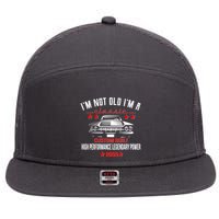 Im Not Old Im A Classic Custom Built 1955 70th Birthday 7 Panel Mesh Trucker Snapback Hat