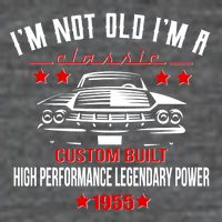 Im Not Old Im A Classic Custom Built 1955 70th Birthday Wool Snapback Cap