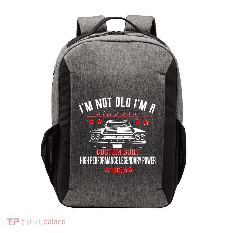 Im Not Old Im A Classic Custom Built 1955 70th Birthday Vector Backpack