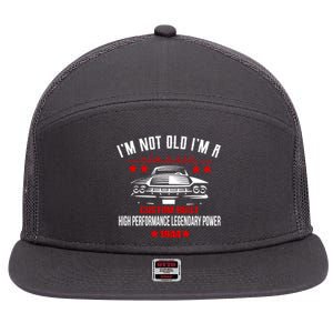 Im Not Old Im A Classic Custom Built 1944 80th Birthday 7 Panel Mesh Trucker Snapback Hat