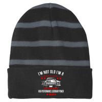 Im Not Old Im A Classic Custom Built 1944 80th Birthday Striped Beanie with Solid Band