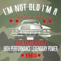 Im Not Old Im A Classic Custom Built 1965 60th Birthday Legacy Tie Dye Trucker Hat