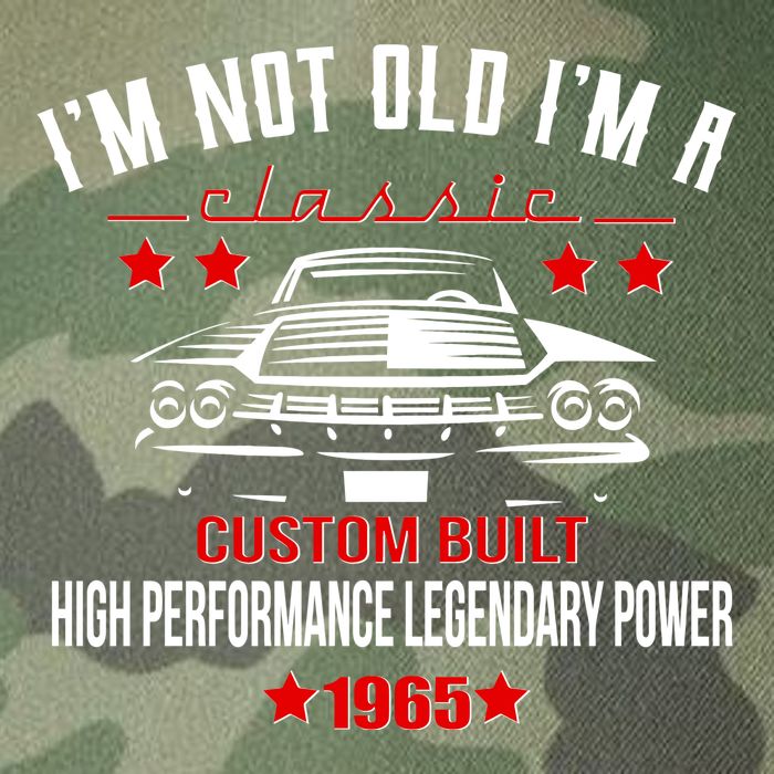 Im Not Old Im A Classic Custom Built 1965 60th Birthday Legacy Tie Dye Trucker Hat