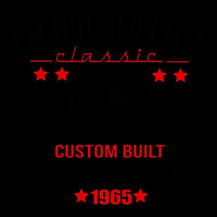 Im Not Old Im A Classic Custom Built 1965 60th Birthday 16oz Travel Tumbler