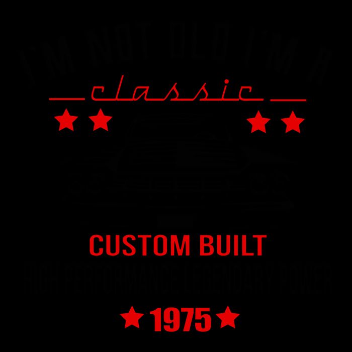 Im Not Old Im A Classic Custom Built 1975 50th Birthday Mug
