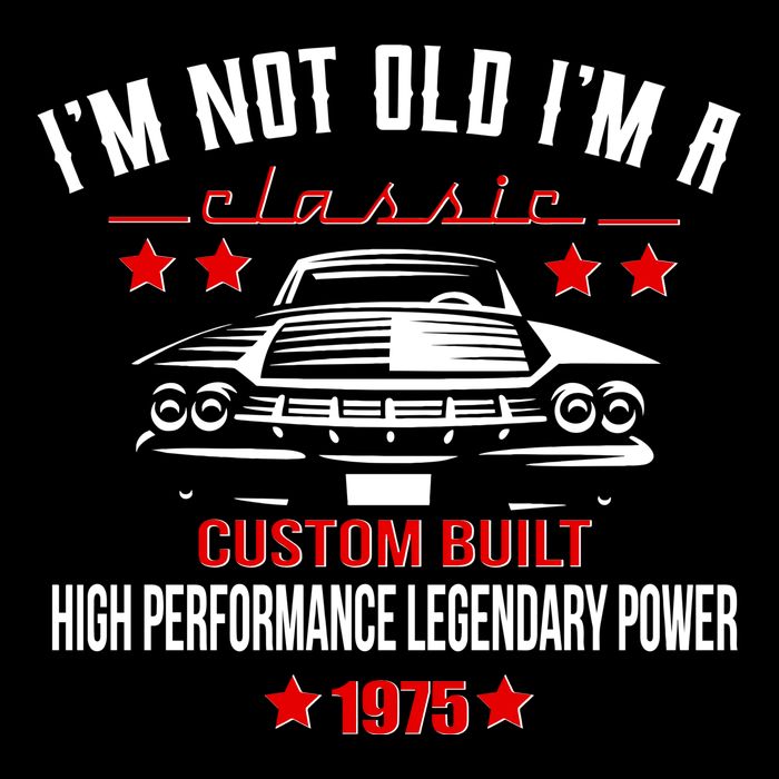 Im Not Old Im A Classic Custom Built 1975 50th Birthday 16 in Basic Backpack