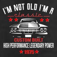 Im Not Old Im A Classic Custom Built 1975 50th Birthday Golf Towel