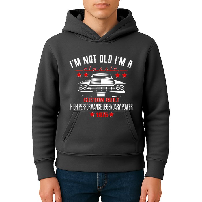 Im Not Old Im A Classic Custom Built 1975 50th Birthday Kids Hoodie