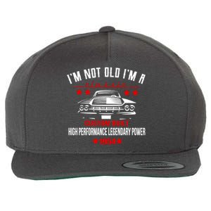 Im Not Old Im A Classic Custom Built 1954 70th Birthday Wool Snapback Cap