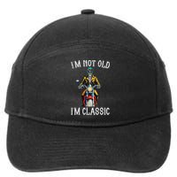 IM Not Old IM Classic Motorcycle Biker Skeleton Halloween 7-Panel Snapback Hat