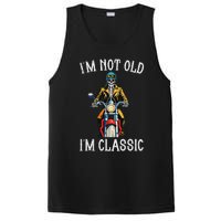 IM Not Old IM Classic Motorcycle Biker Skeleton Halloween PosiCharge Competitor Tank