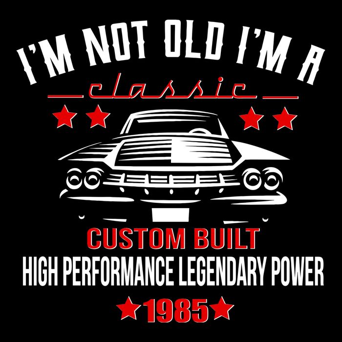 Im Not Old Im A Classic Custom Built 1985 40th Birthday 16 in Basic Backpack
