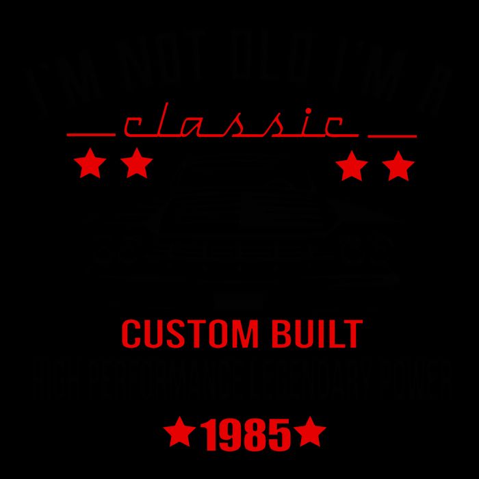 Im Not Old Im A Classic Custom Built 1985 40th Birthday 16oz Travel Tumbler