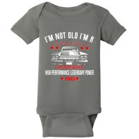 Im Not Old Im A Classic Custom Built 1985 40th Birthday Baby Bodysuit