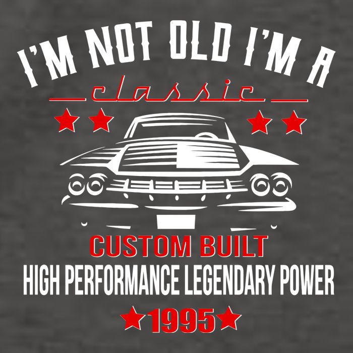 Im Not Old Im A Classic Custom Built 1995 30th Birthday Vector Backpack