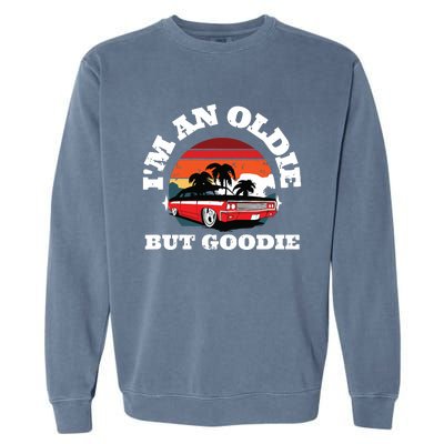 Im Not Old Im Classic Funny Car Graphic Design Garment-Dyed Sweatshirt