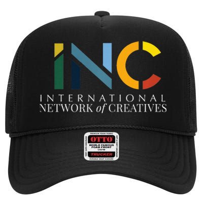 International Network Of Creatives Premium High Crown Mesh Back Trucker Hat