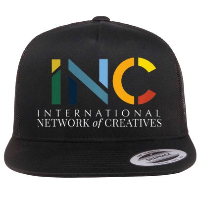 International Network Of Creatives Premium Flat Bill Trucker Hat