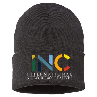 International Network Of Creatives Premium Sustainable Knit Beanie