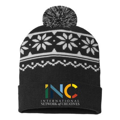 International Network Of Creatives Premium USA-Made Snowflake Beanie