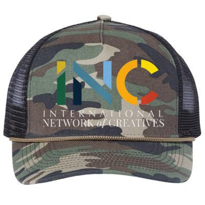 International Network Of Creatives Premium Retro Rope Trucker Hat Cap