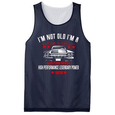 Im Not Old Im A Classic Custom Built 1974 50th Birthday Mesh Reversible Basketball Jersey Tank