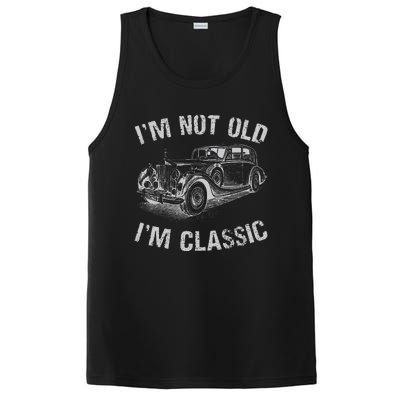 I'm Not Old I'm Classic Funny Car Graphic Gift Father's Day PosiCharge Competitor Tank