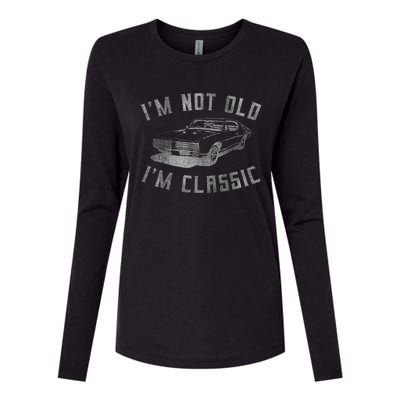 IM Not Old IM Classic Womens Cotton Relaxed Long Sleeve T-Shirt