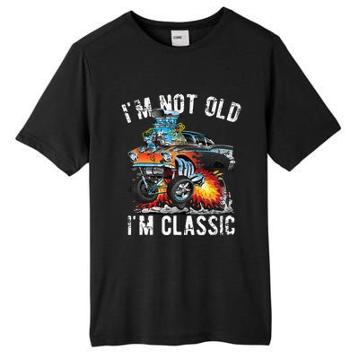 I'm Not Old I'm Classic Hotrod Cartoon Car Distressed Design Tall Fusion ChromaSoft Performance T-Shirt