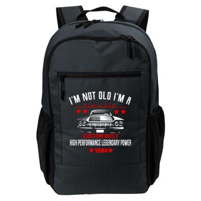 IM Not Old IM A Classic Custom Built 1984 40th Birthday Daily Commute Backpack