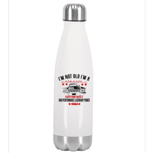 IM Not Old IM A Classic Custom Built 1984 40th Birthday Stainless Steel Insulated Water Bottle