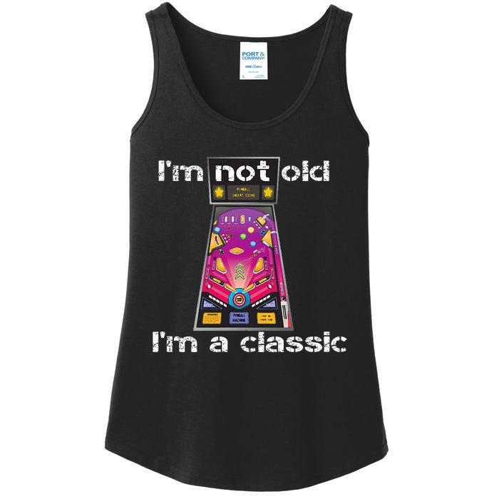 IM Not Old IM Classic Pinball Machine Ladies Essential Tank