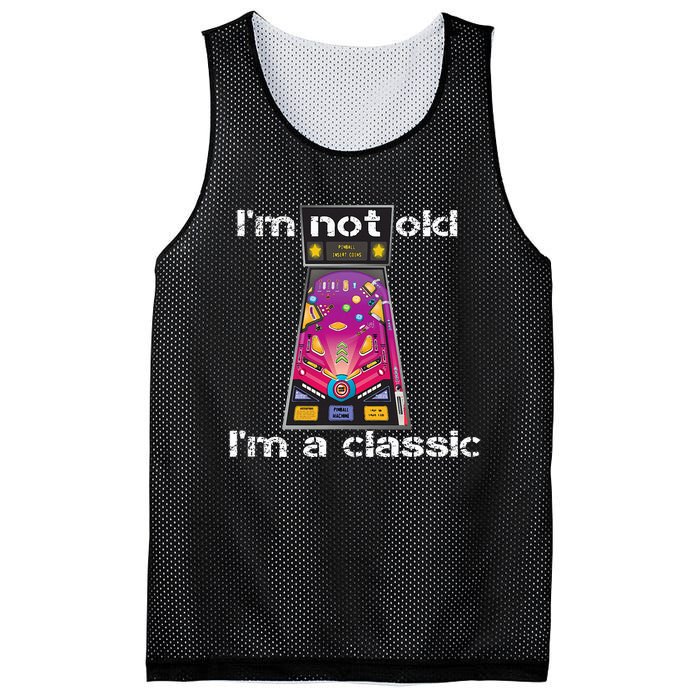 IM Not Old IM Classic Pinball Machine Mesh Reversible Basketball Jersey Tank